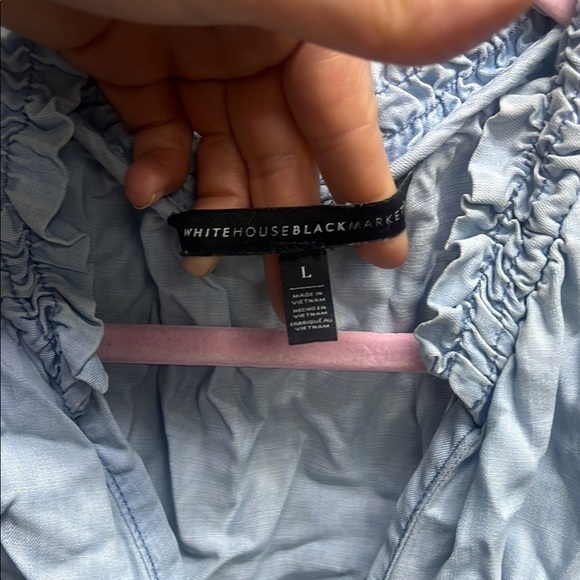 Women's Light Blue Blouse - Picture 2 of 2